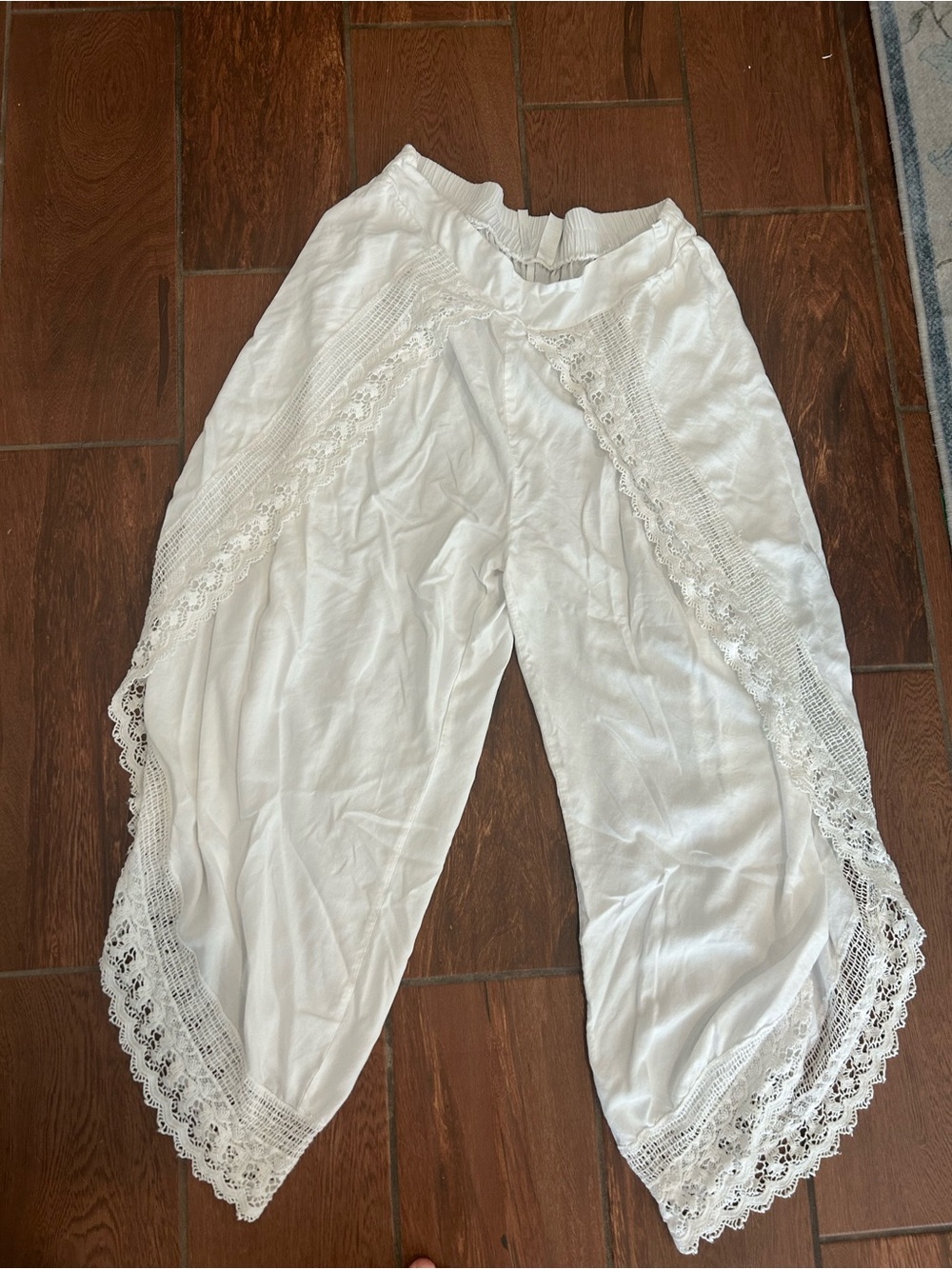 Goa beachwear by Japna size XL white beach pants